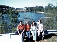 David, Judy Dorrough; Becky, Mike Clabaugh; Williamsburg Apartment; West Lafayette IN